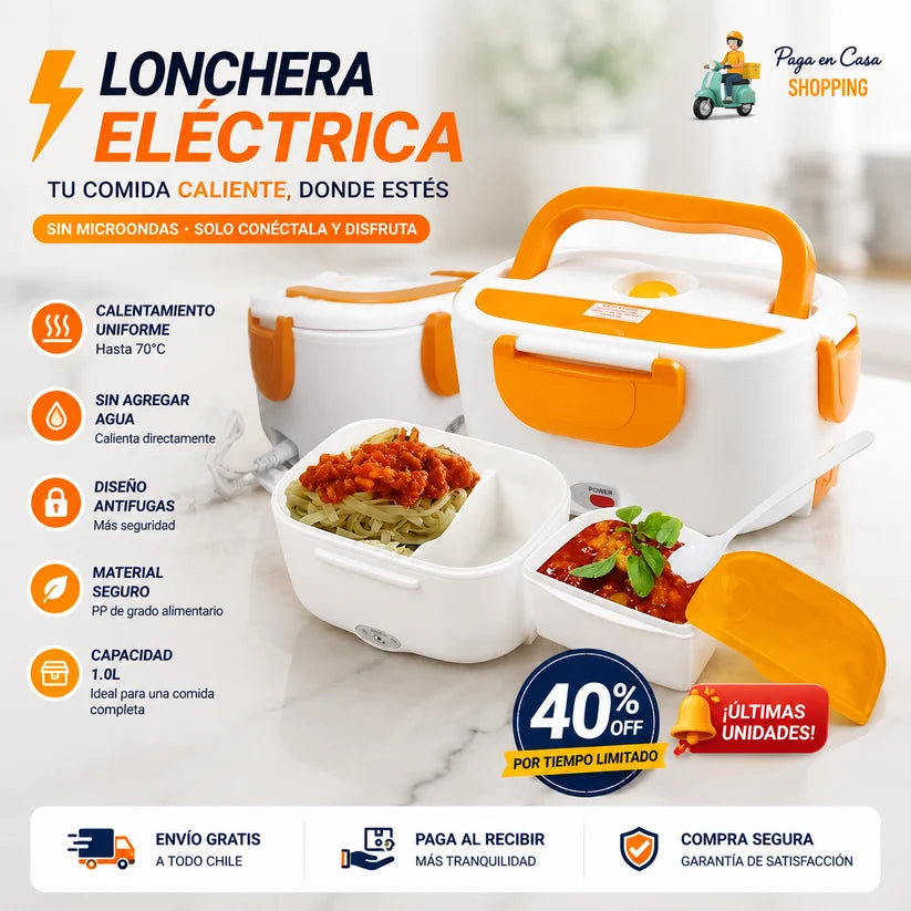 LunchHug™: Lonchera Electrica Portatil