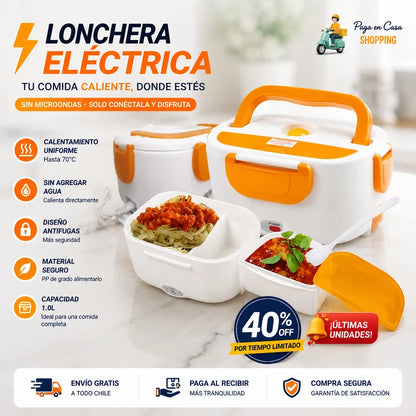 LunchHug™: Lonchera Electrica Portatil