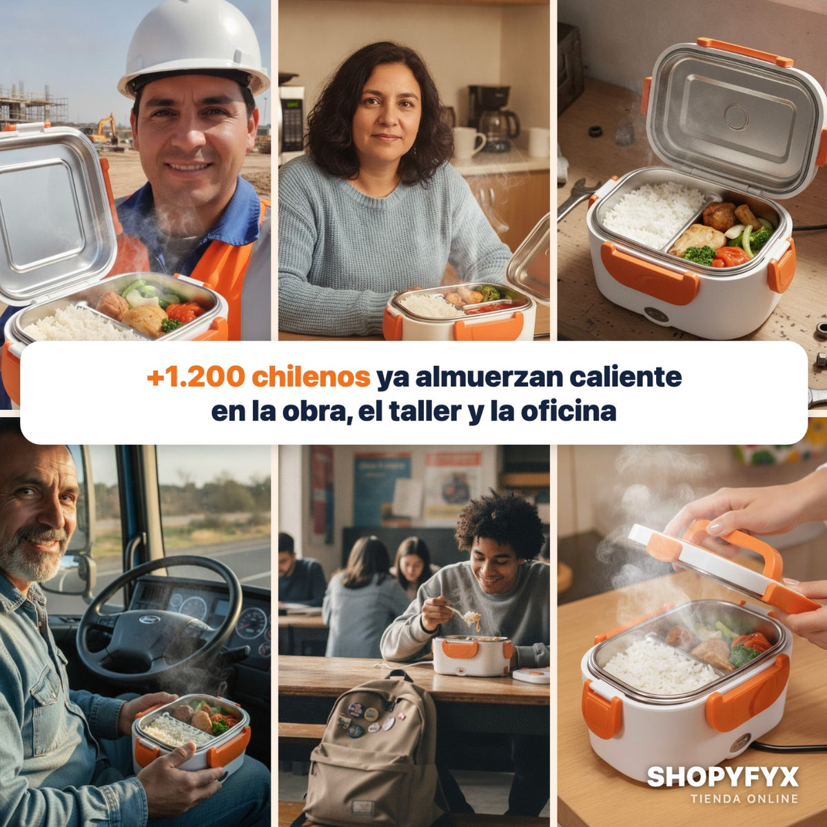LunchHug™: Lonchera Electrica Portatil