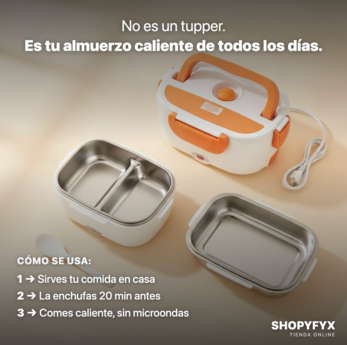 LunchHug™: Lonchera Electrica Portatil